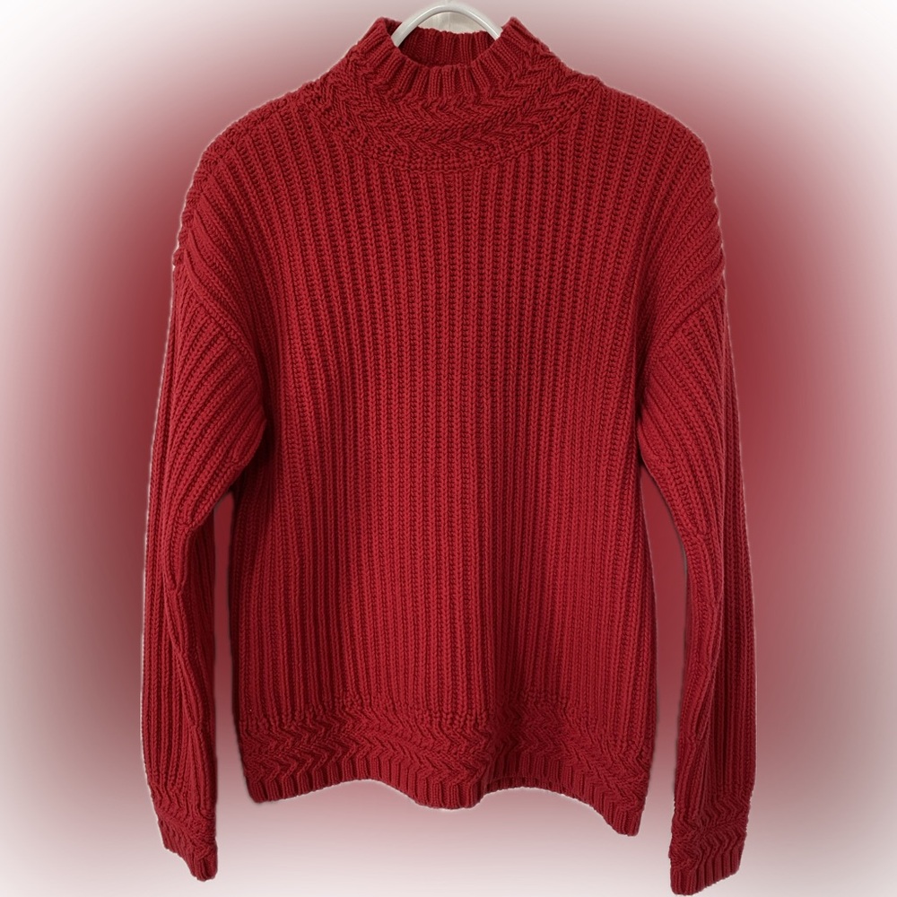 L.L. Bean Signature Original Mockneck Sweater - Size Medium Regular - NWOT